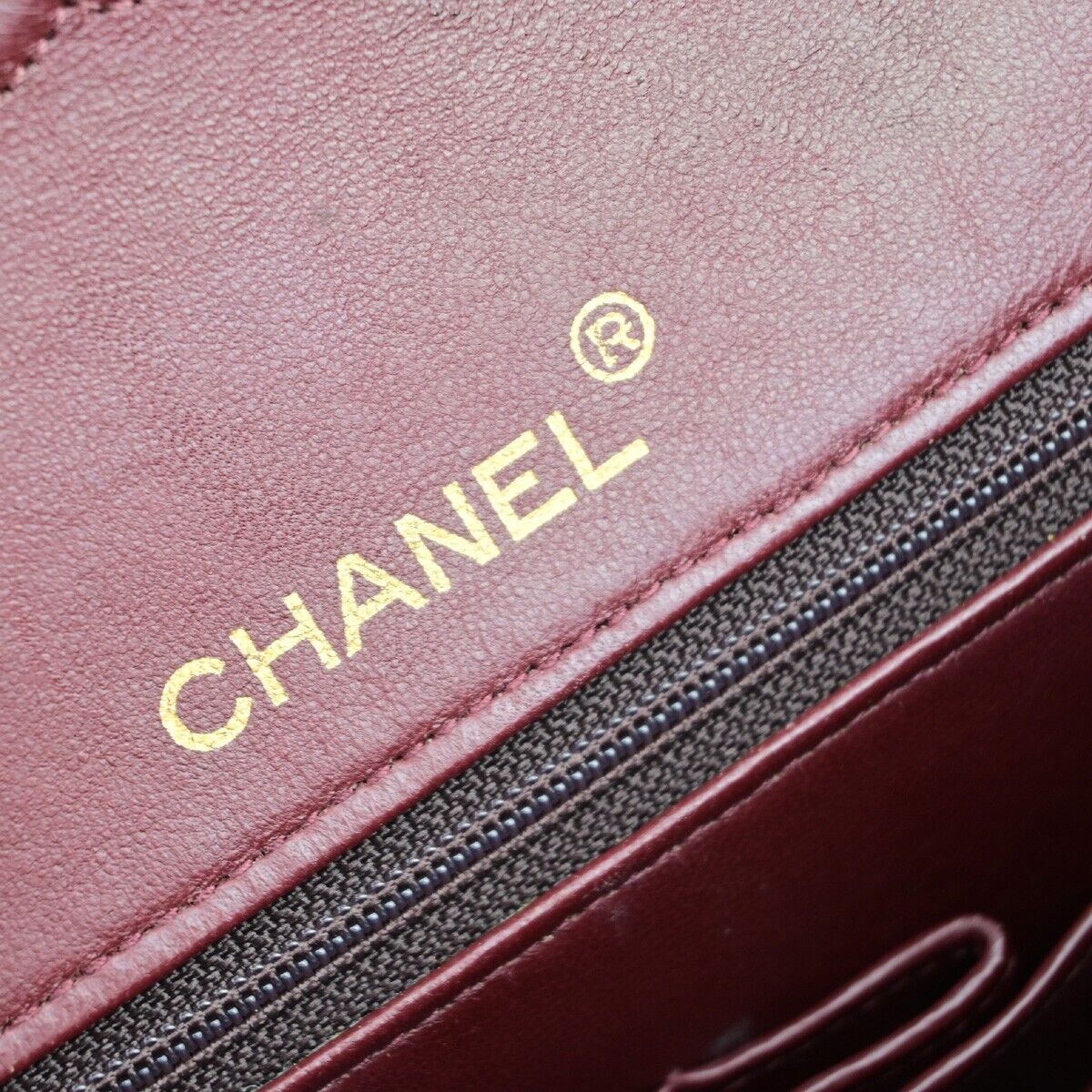 CHANEL CC Matelasse 25 Double Flap Chain Shoulder Bag Leather Black GHW 809RK651