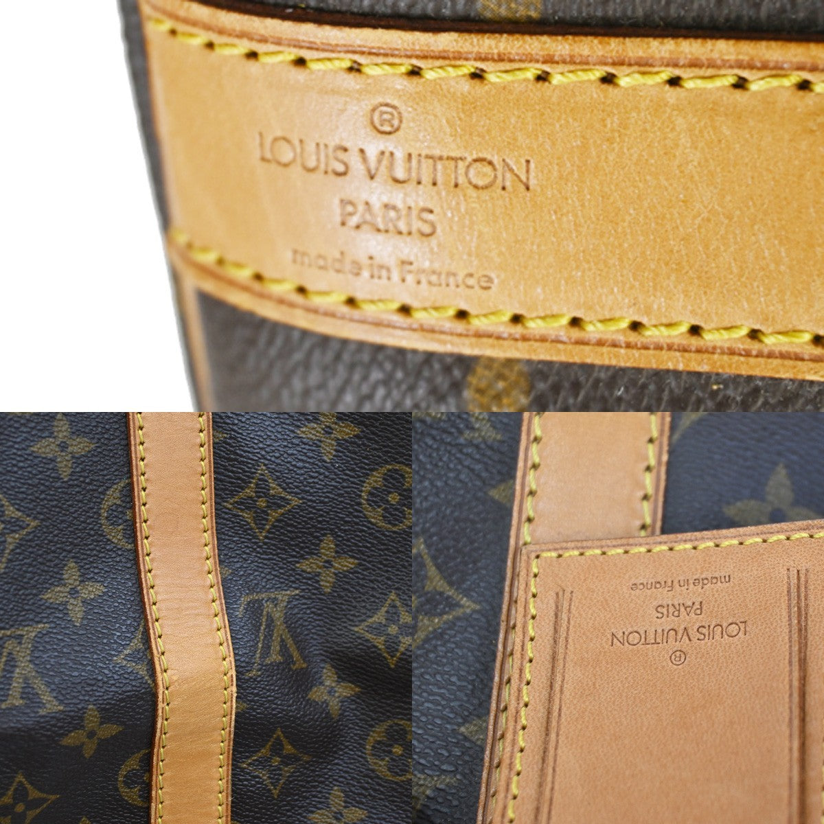 LOUIS VUITTON Keepall Bandouliere 50 Handbag Monogram Brown M41416 12ZA212