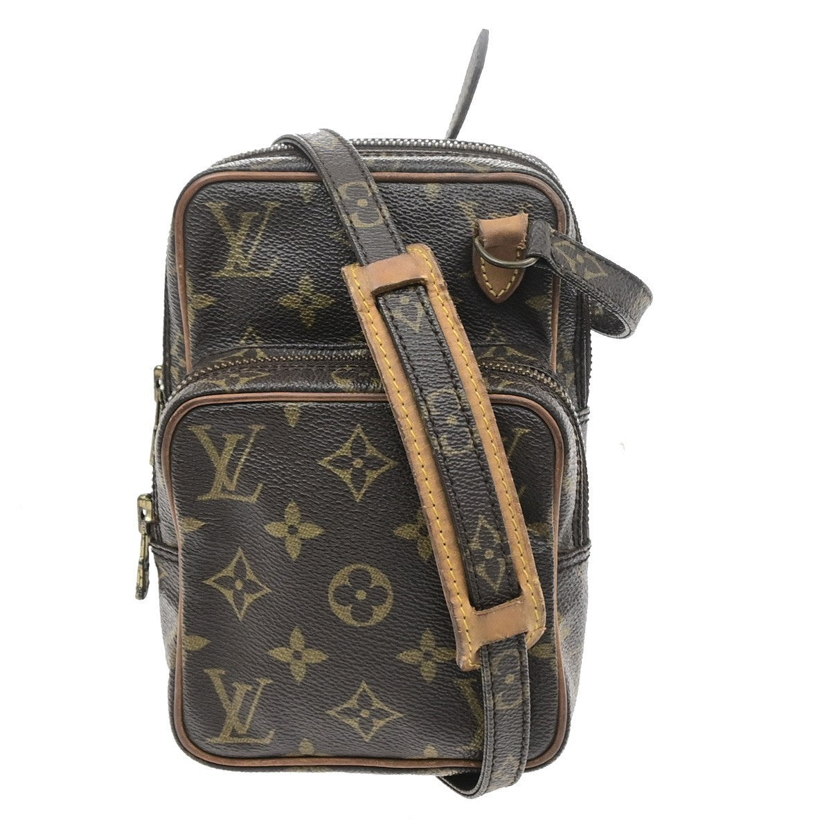 LOUIS VUITTON Mini Amazon Shoulder Bag Monogram Leather Brown M45238 32SA168