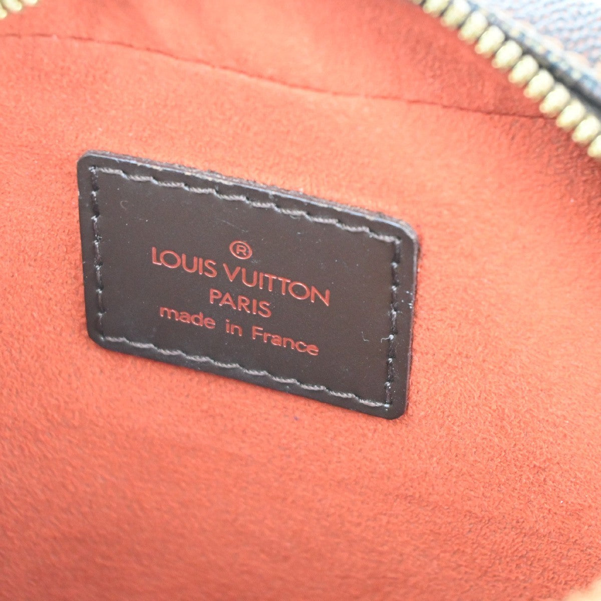LOUIS VUITTON Ipanema PM Shoulder Bag Damier Ebene Leather Brown N51294 21KB771