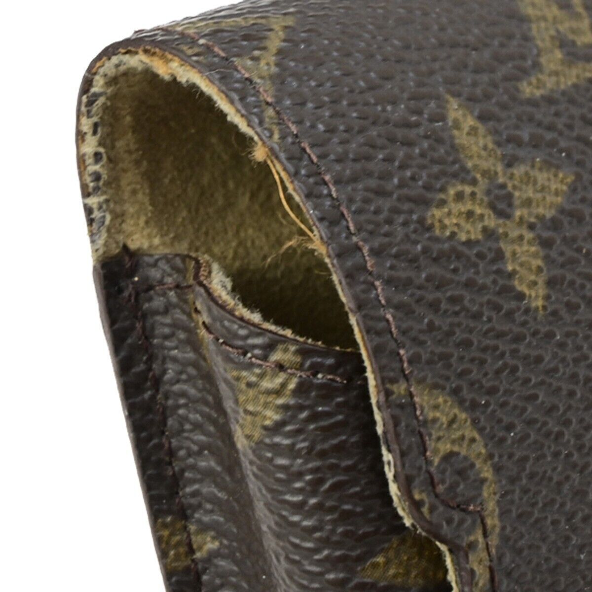 LOUIS VUITTON Etui Lunette Lava Glasses Case Monogram Leather BN M62970 08ED387