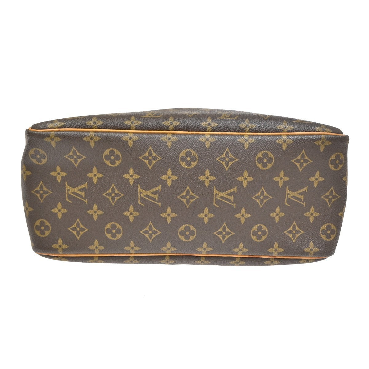 LOUIS VUITTON LV Logo Deauville Hand Bag Monogram Leather Brown M47270  80CA922