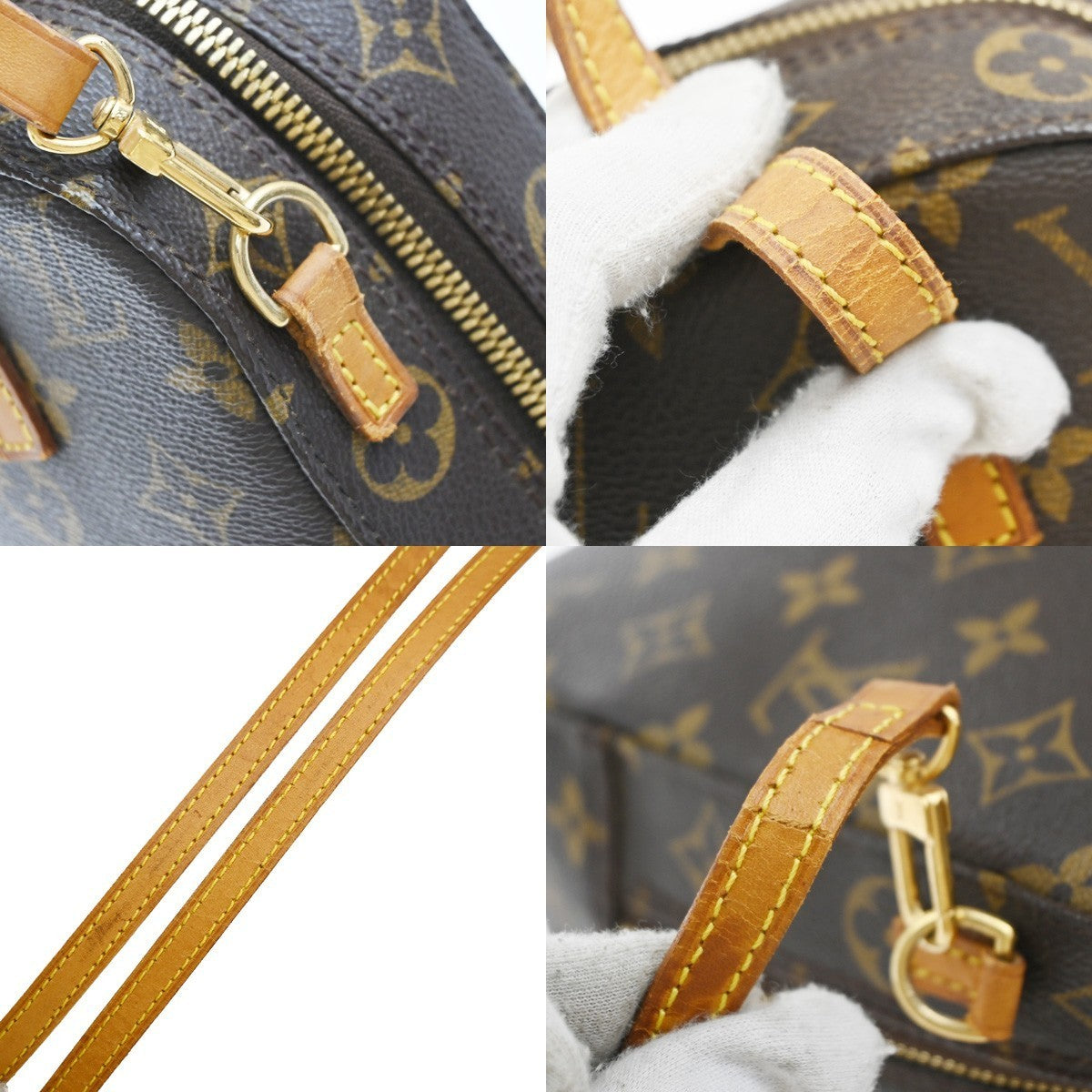 LOUIS VUITTON Spontini 2Way Shoulder Hand Bag Monogram Leather BN M47500 17KP425