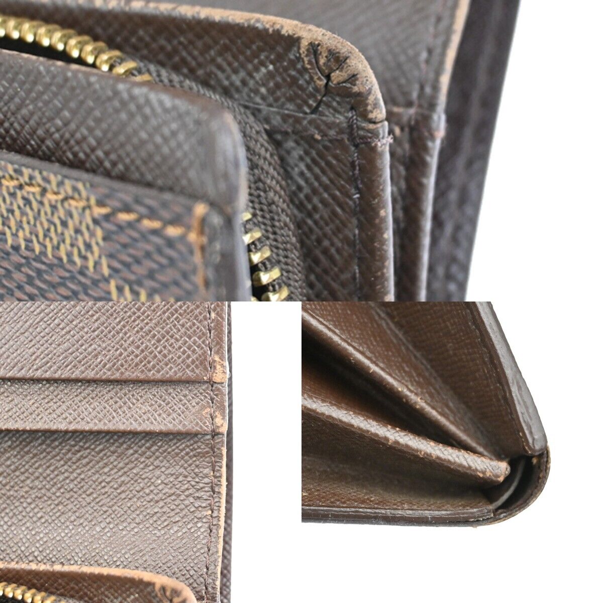 LOUIS VUITTON Porte Monnaie Billets Tresor Bifold Wallet Damier N61730 62FA263