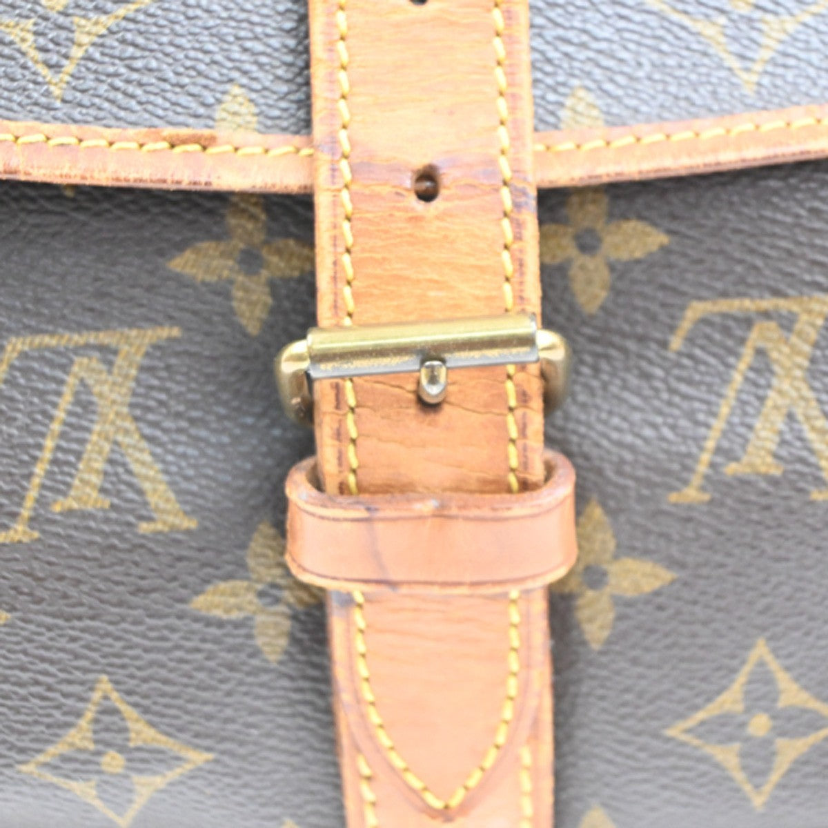 LOUIS VUITTON Saumur 35 Shoulder Bag Monogram Leather BN France M42254 31MA327