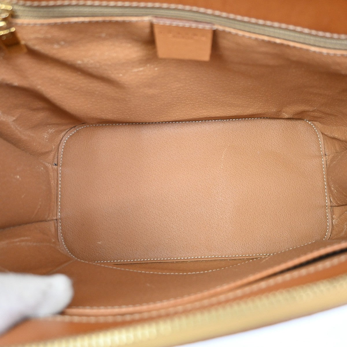 CELINE Logo Macadam Pattern 2Way Hand Bag PVC Leather Brown GHW Italy 64KC026