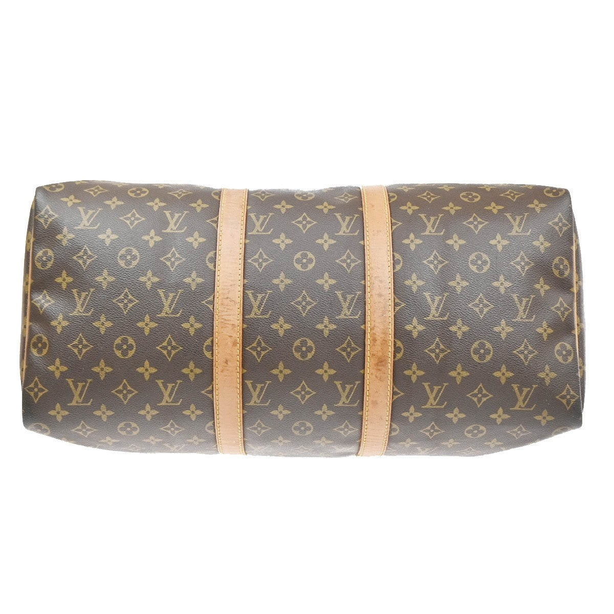LOUIS VUITTON Keepall 50 Travel Hand Bag Monogram Leather Brown M41426 98SA131