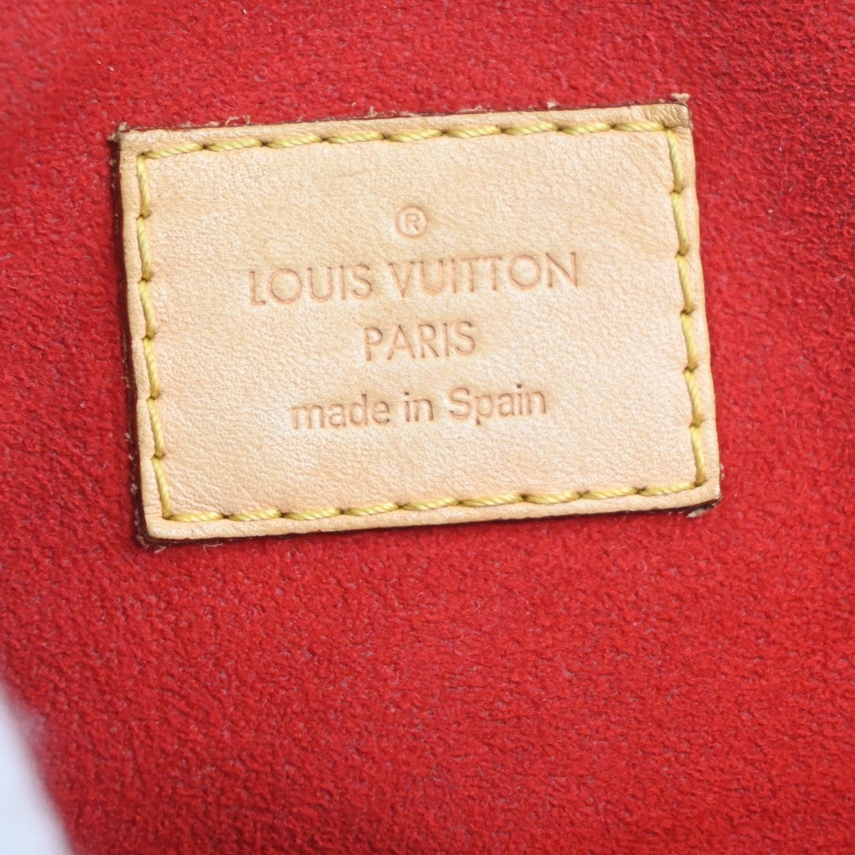 LOUIS VUITTON Pallas 2Way Shoulder Hand Bag Monogram Leather Red M41175 46KP547
