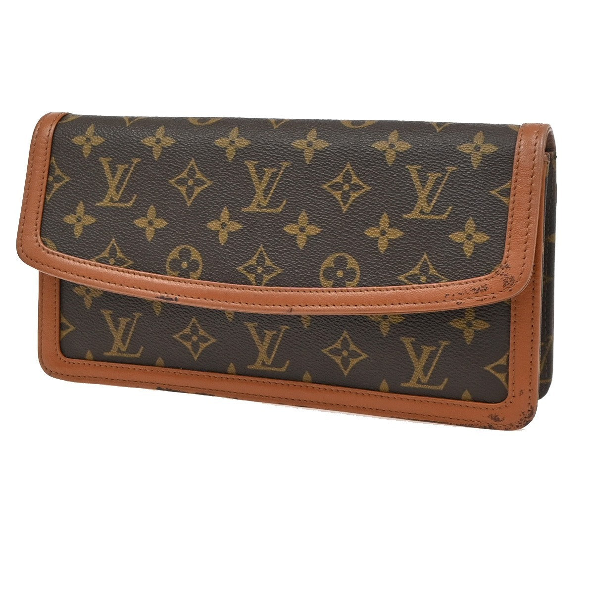 LOUIS VUITTON Pochette Dam PM Clutch Hand Bag Monogram Leather BN M51812 05PA047