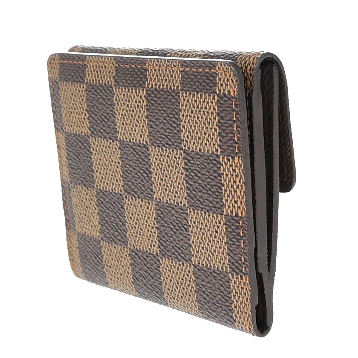 LOUIS VUITTON Ludlow Coin Case Wallet Bifold Damier Ebene Leather N62925 69EB052