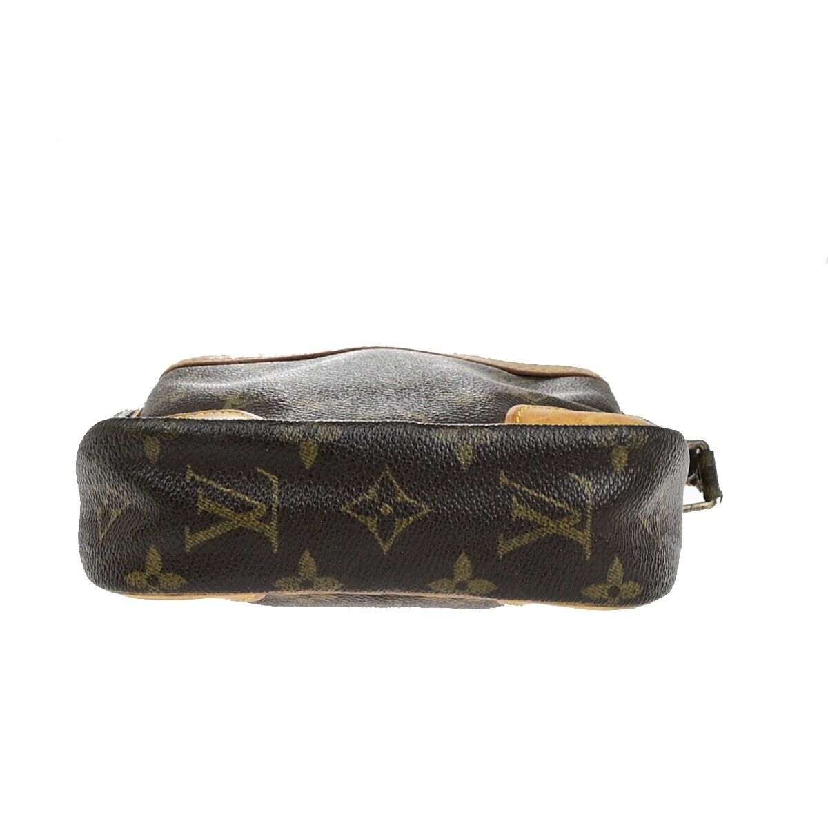 LOUIS VUITTON Danube Shoulder Bag Monogram Leather Brown France M45266 64ED013