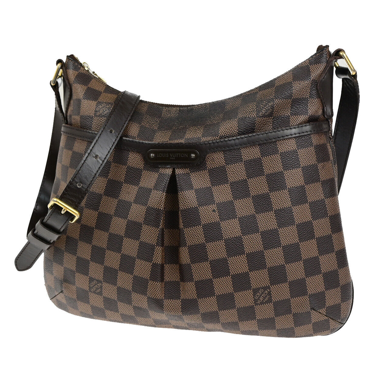 LOUIS VUITTON Bloomsbury PM Shoulder Bag Damier Leather Brown N42251 34YG545
