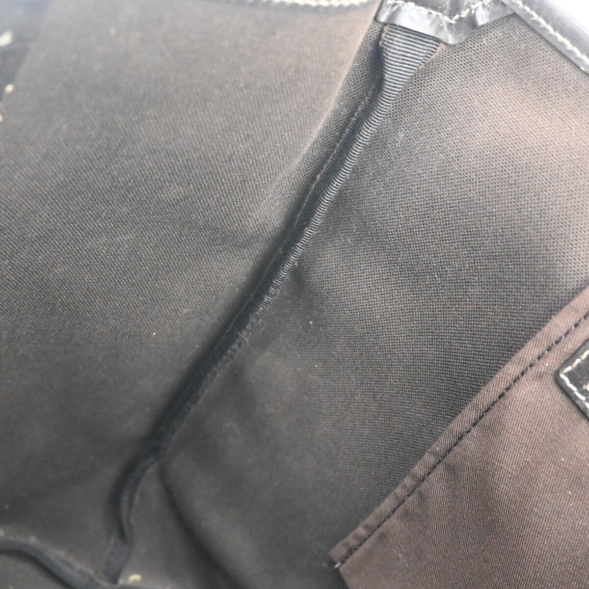 GUCCI Logo GG Pattern Shoulder Hand Tote Bag PVC Leather Brown Italy 66FA159