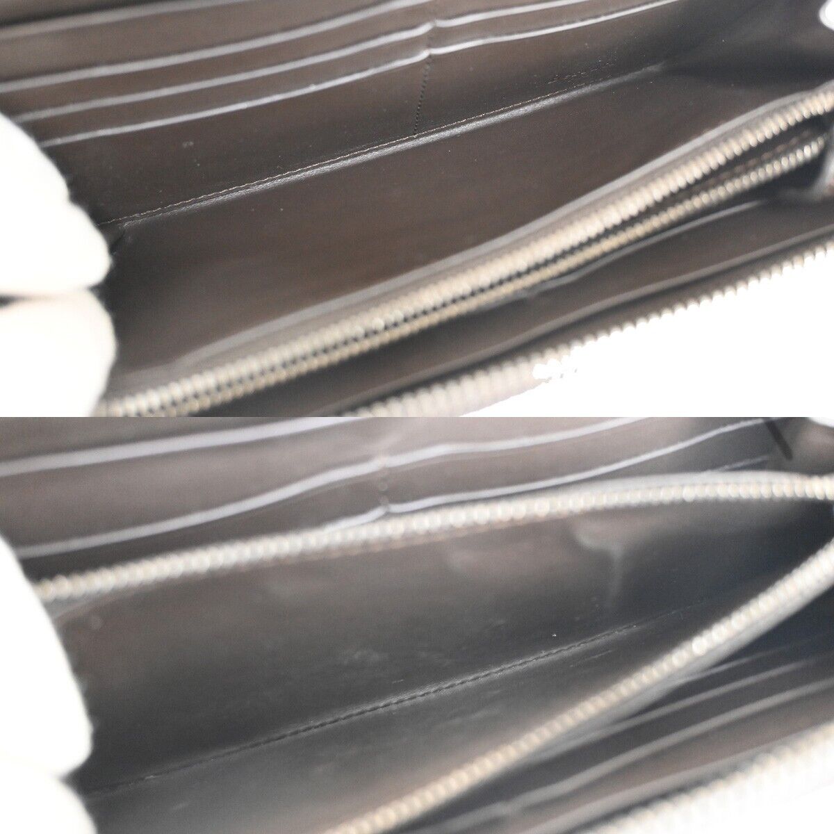 BERLUTI Logo Itauba Long Zip Around Wallet Scritto Leather Brown Italy 16RJ380