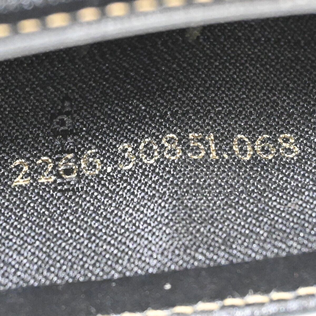 FENDI Logo Pequin Bifold Long Wallet Purse PVC Leather Brown Black Italy 04RH855