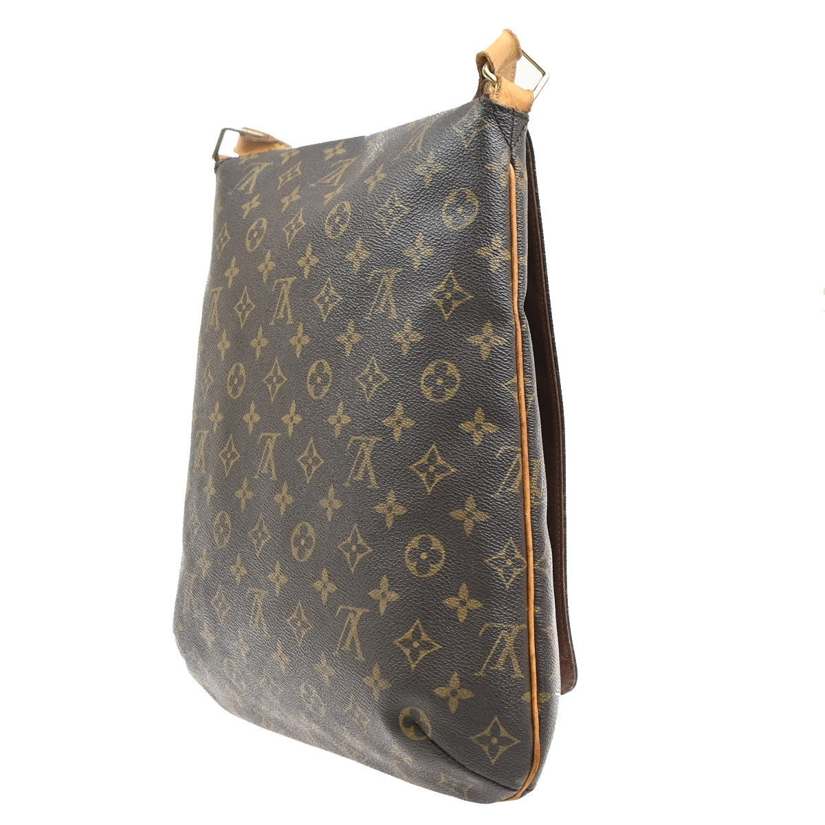 LOUIS VUITTON Musette Shoulder Bag Monogram Leather Brown France M51256 70KC720