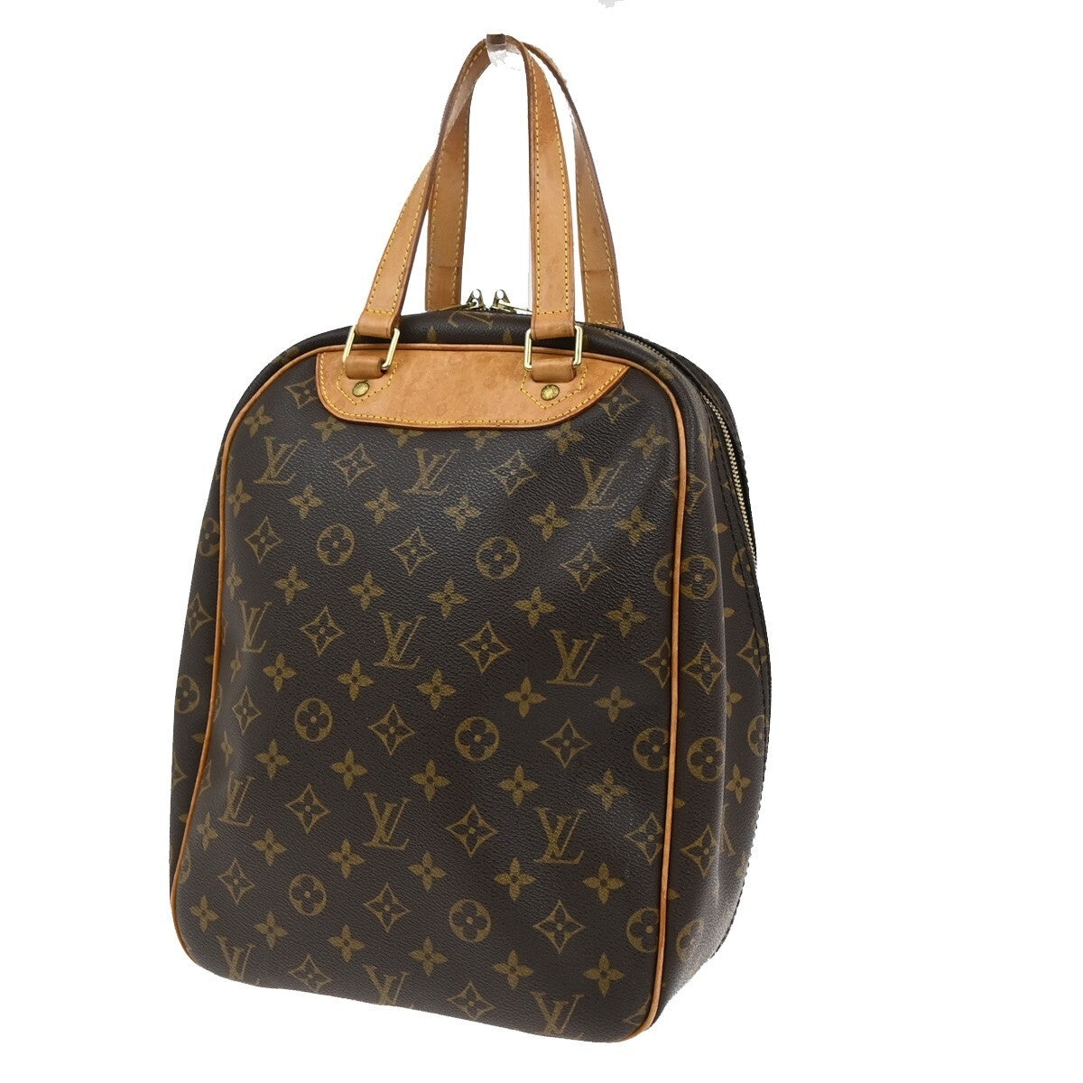 LOUIS VUITTON Excursion Shoes Hand Bag Monogram Leather Brown M41450 31EE236