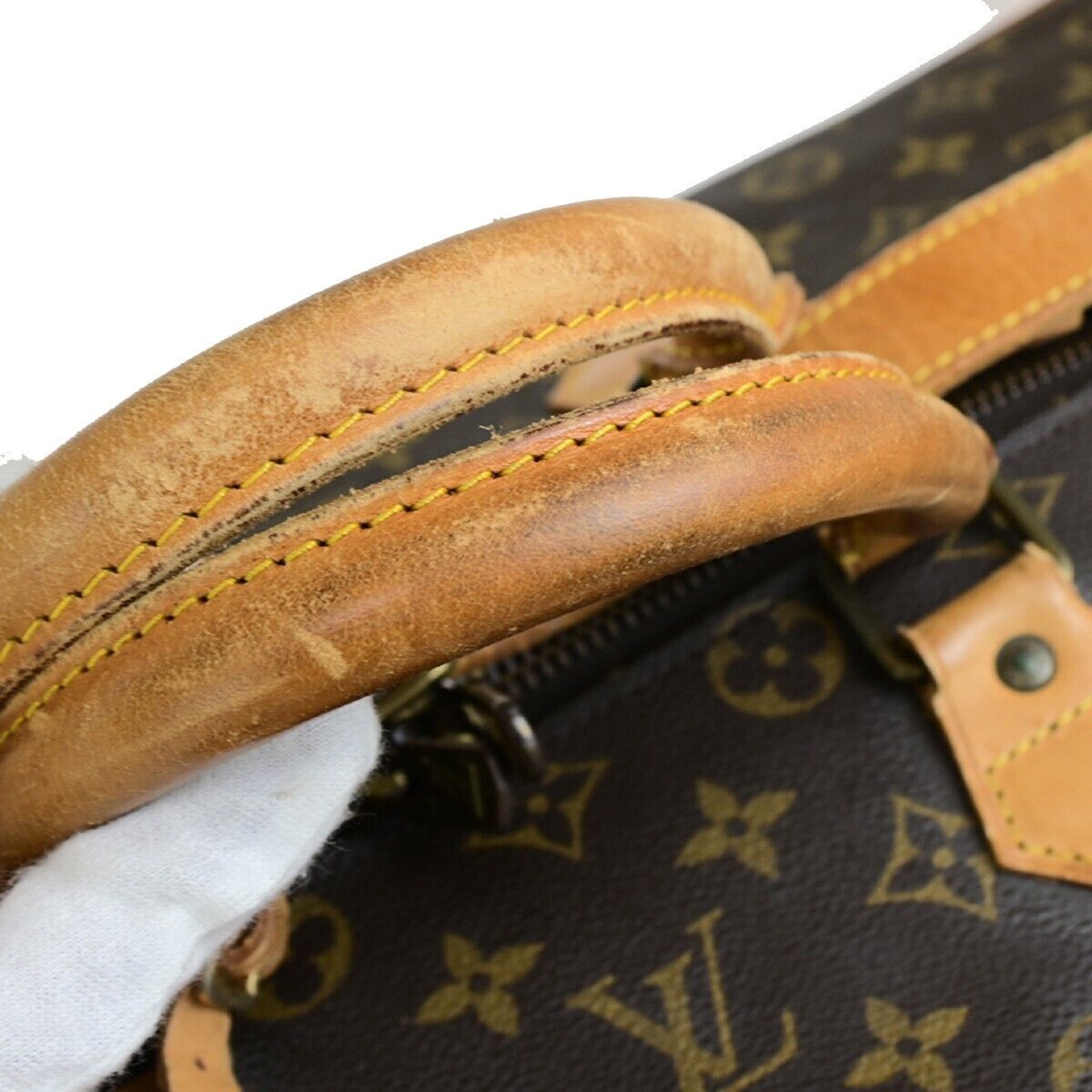 LOUIS VUITTON Cruiser 50 Travel Hand Bag  Monogram Leather Brown M41137 70EC890