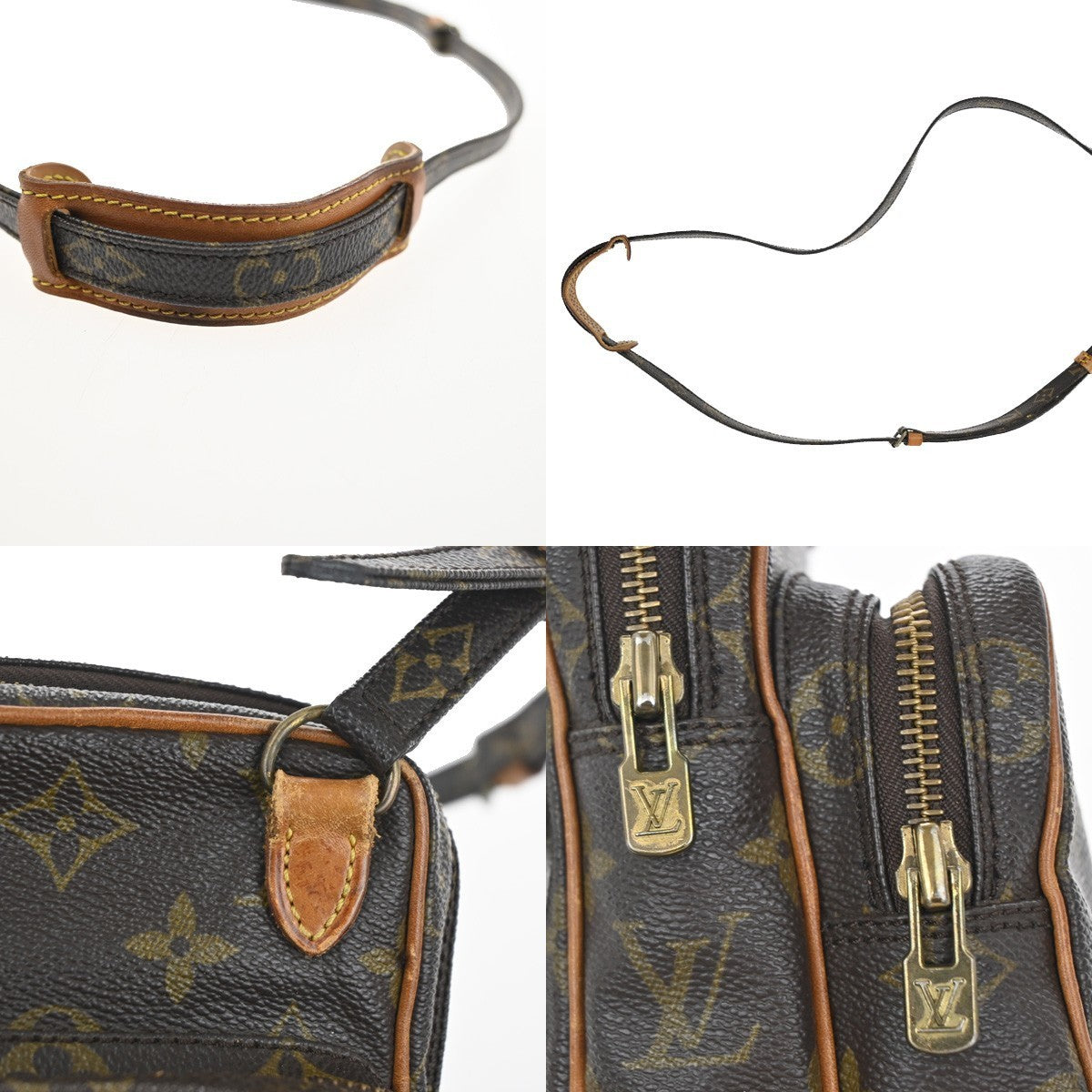 LOUIS VUITTON Mini Amazon Shoulder Bag Monogram Leather Brown M45238 34KC120