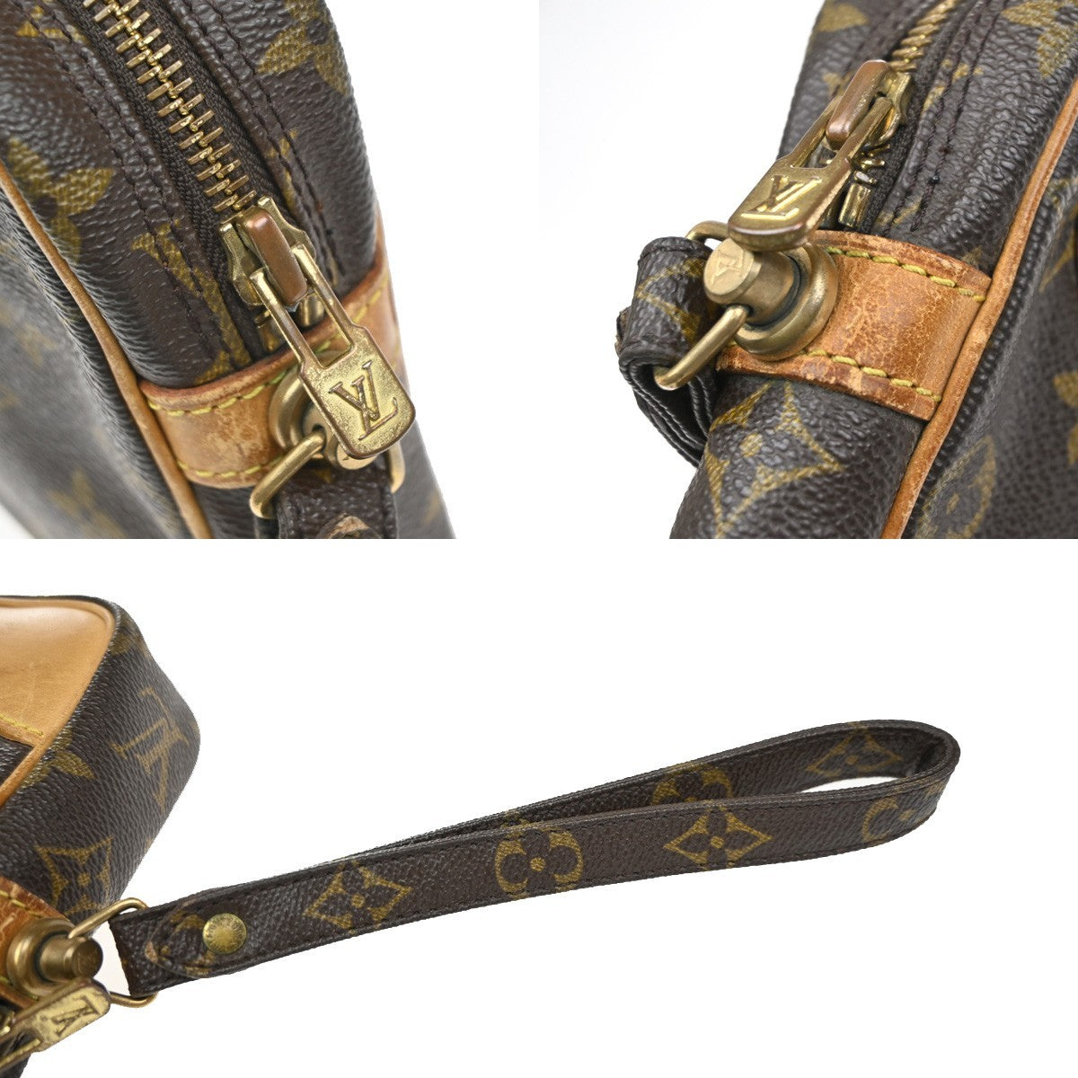 LOUIS VUITTON Marly Dragonne GM Clutch Hand Bag Monogram Brown M51825 64MA545
