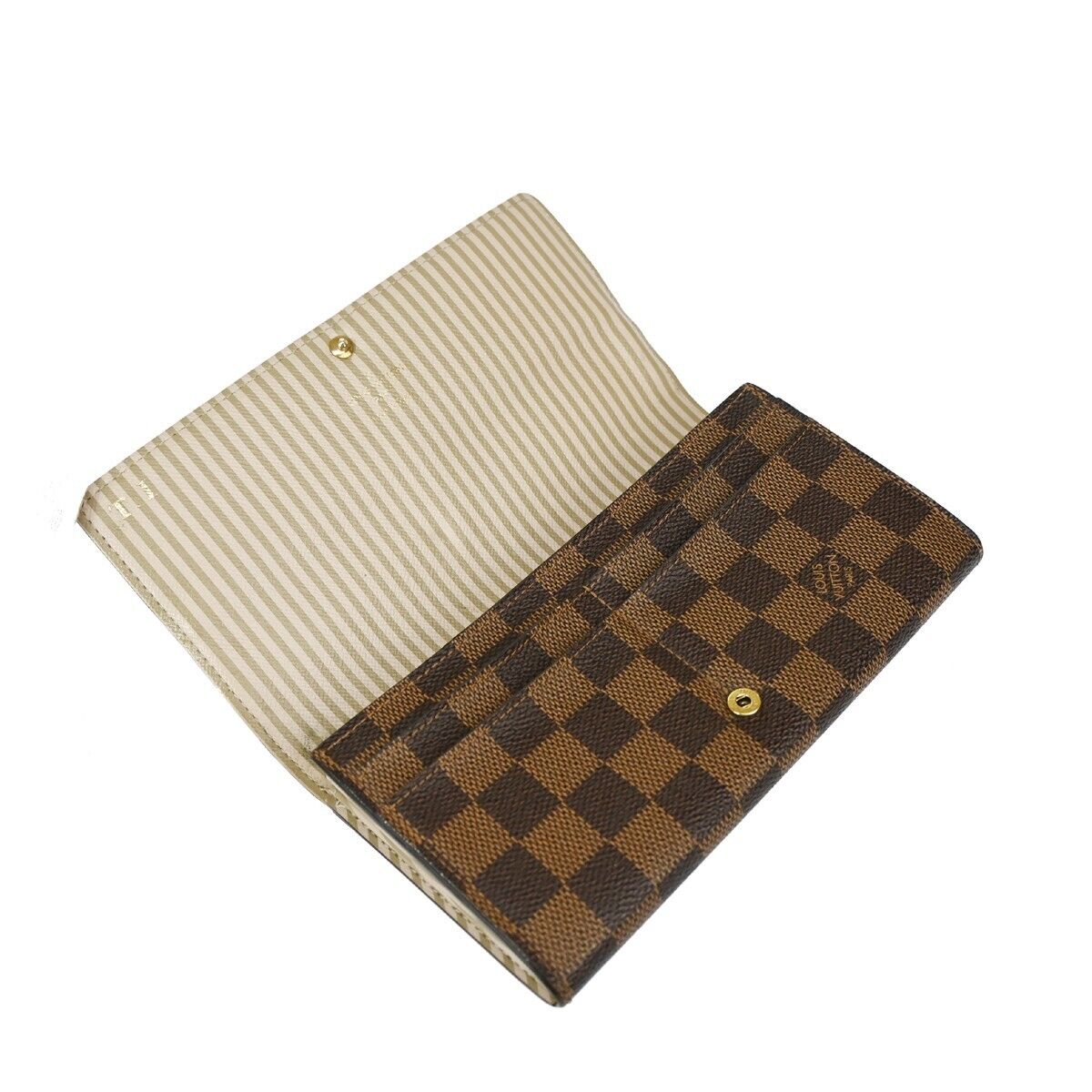 LOUIS VUITTON Portefeuille Sarah Long Bifold Wallet Damier Trunk N63179 33DA071