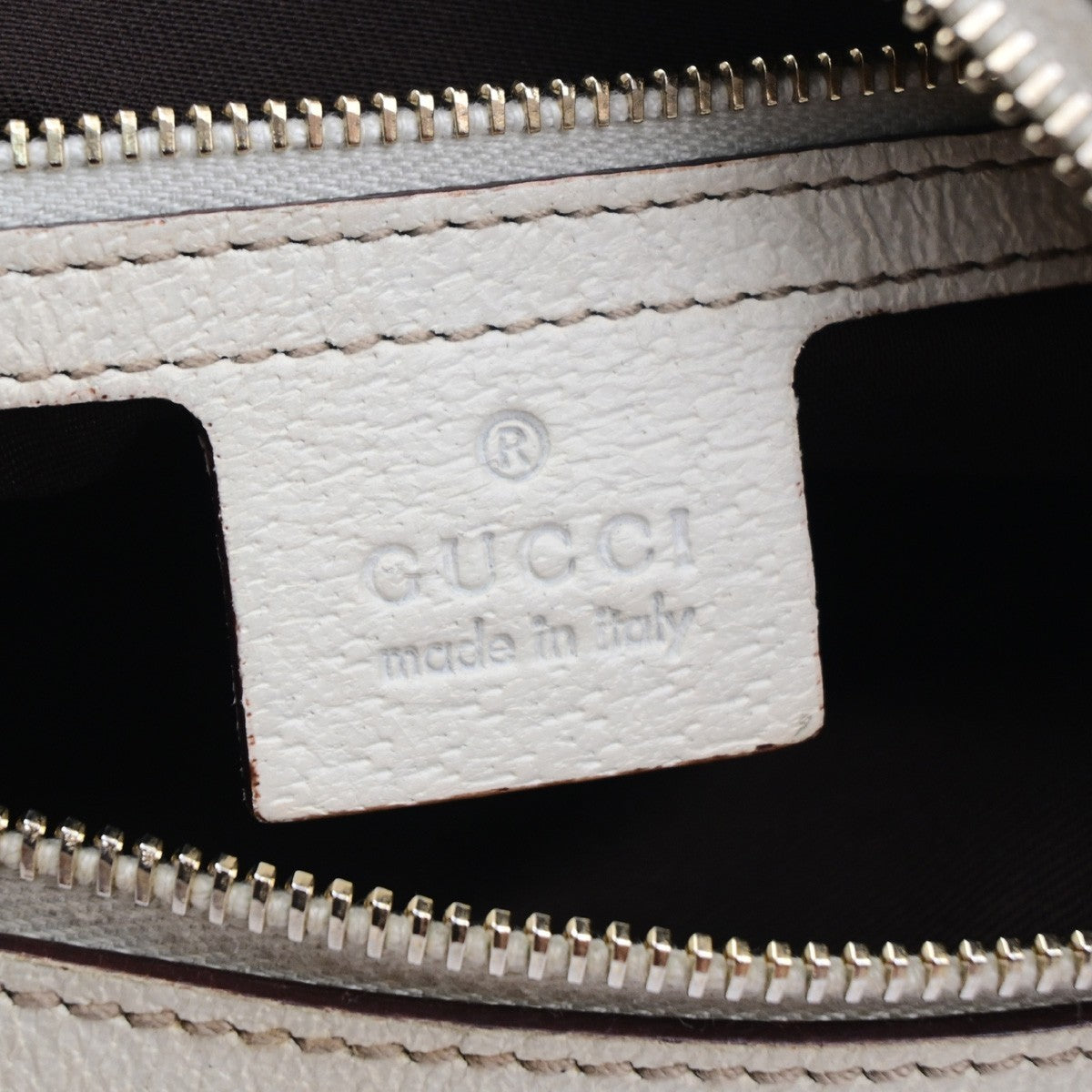 GUCCI Logo GG Pattern Shoulder Hobo Bag Canvas Leather Brown GHW Italy 87YJ265