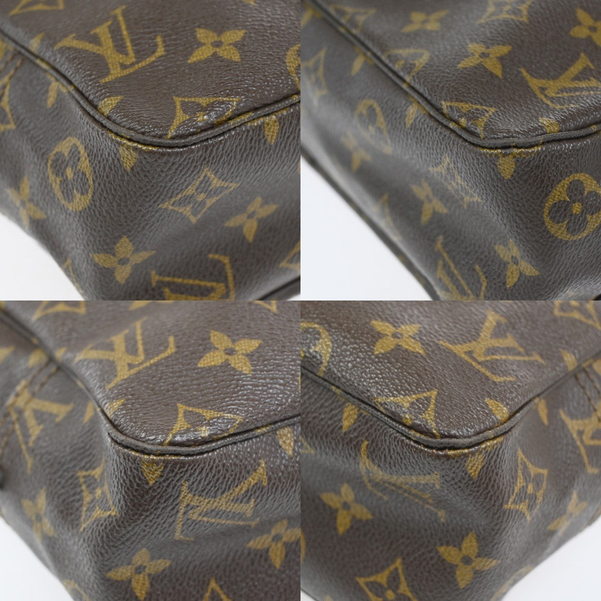 LOUIS VUITTON Trousse Toilette 28 Clutch Hand Bag Monogram Brown M47522 09SA055