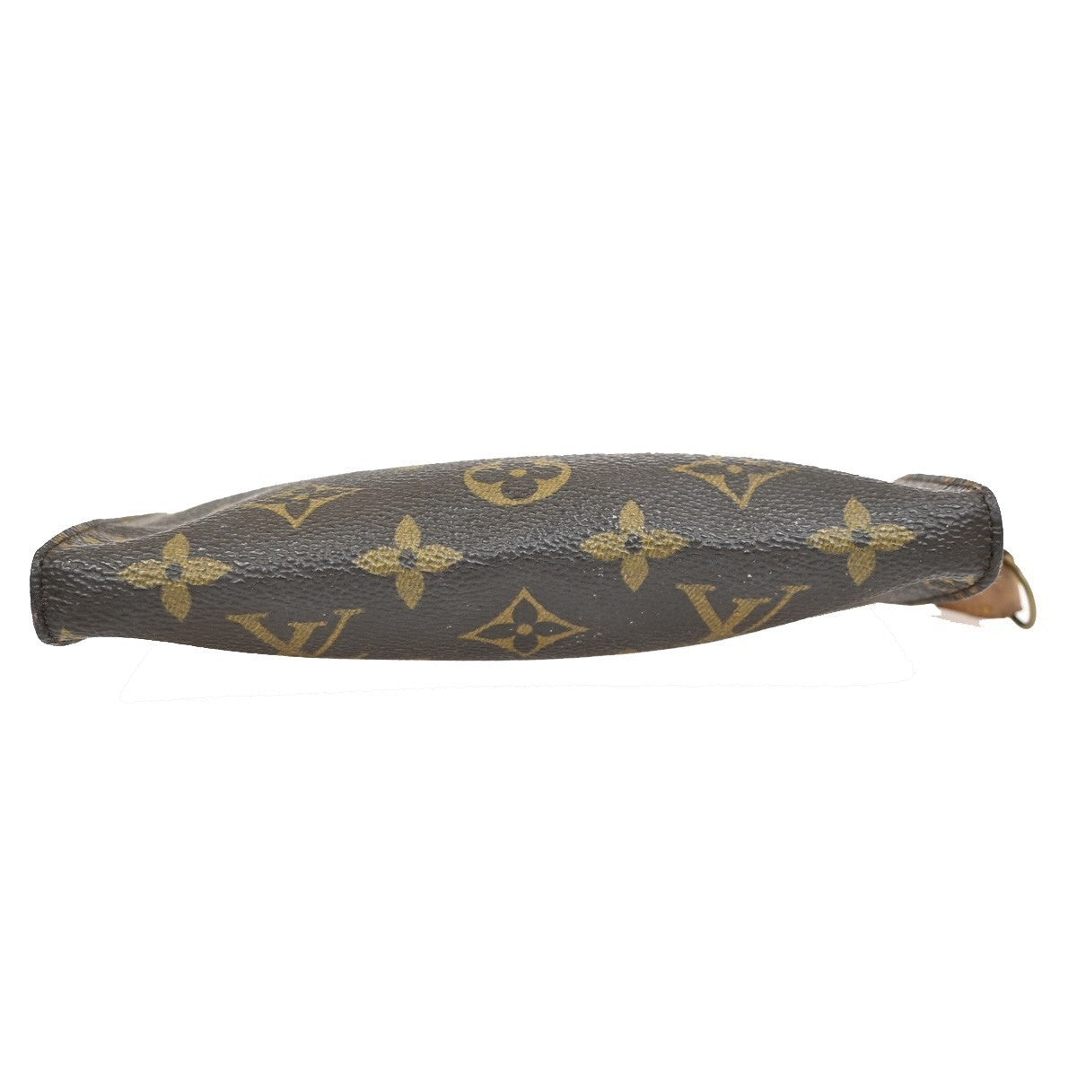 LOUIS VUITTON LV Bucket PM Pouch Bag Monogram Leather Brown France 67KB284