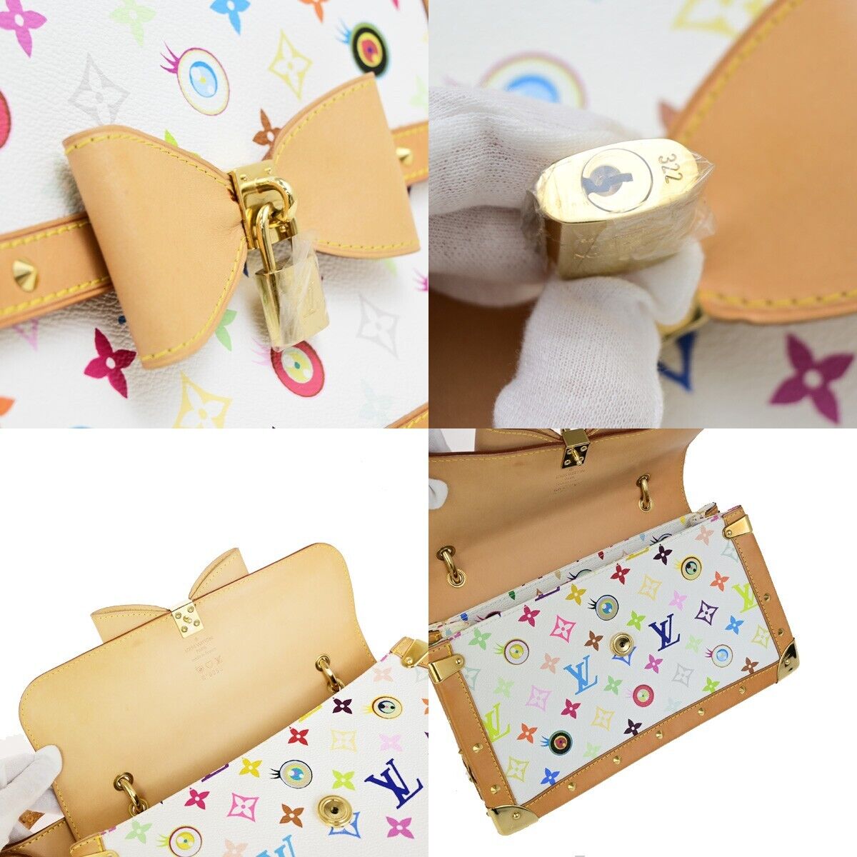 LOUIS VUITTON Eye Love Sac Rabat Shoulder Bag Monogram Multi WE M92055 865RK665