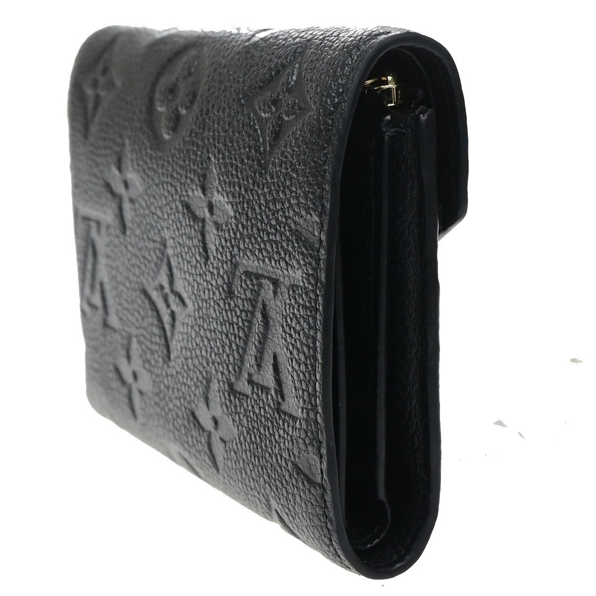 LOUIS VUITTON Portefeuille Victorine Wallet Monogram Empreinte Black 88RQ077