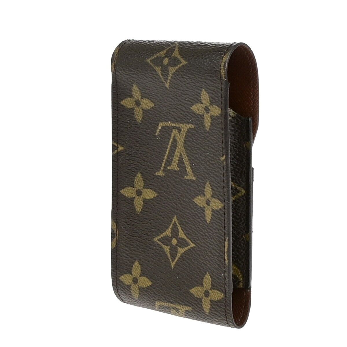 LOUIS VUITTON Etui Cigarette Case Monogram Leather Brown M63024 08ED303