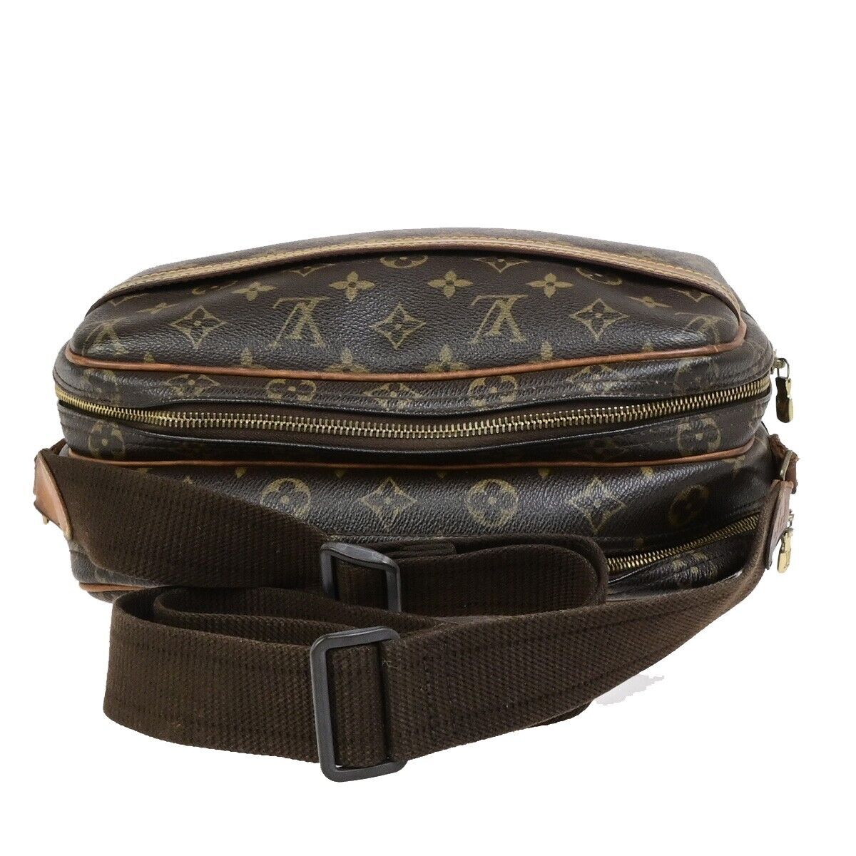 LOUIS VUITTON Reporter PM Crossbody Shoulder Bag Monogram Leather M45254 61ED309