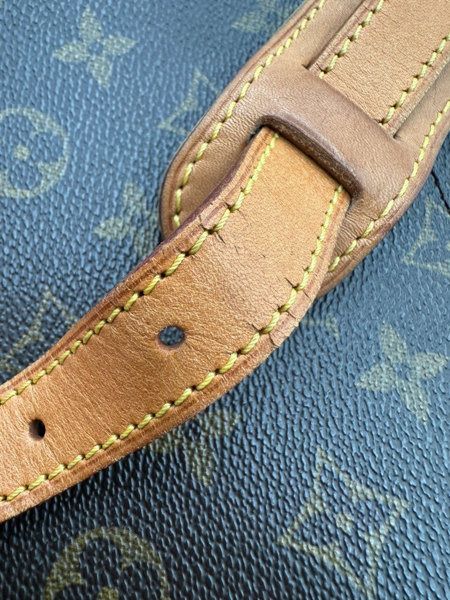 LOUIS VUITTON Saint Cloud GM Shoulder Bag Monogram Leather Brown M51242 76CA606