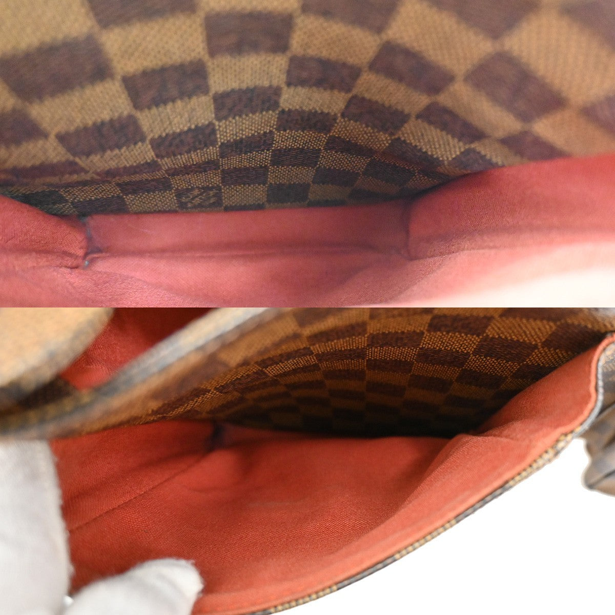 LOUIS VUITTON Broadway Satchel Shoulder Bag Damier Ebene Leather N42270 16TA116
