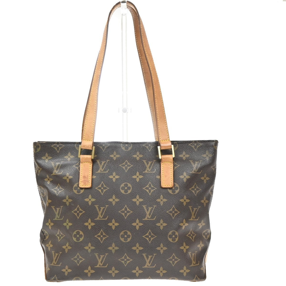 LOUIS VUITTON Cabas Piano Shoulder Bag Monogram Leather Brown M51148 87MA529