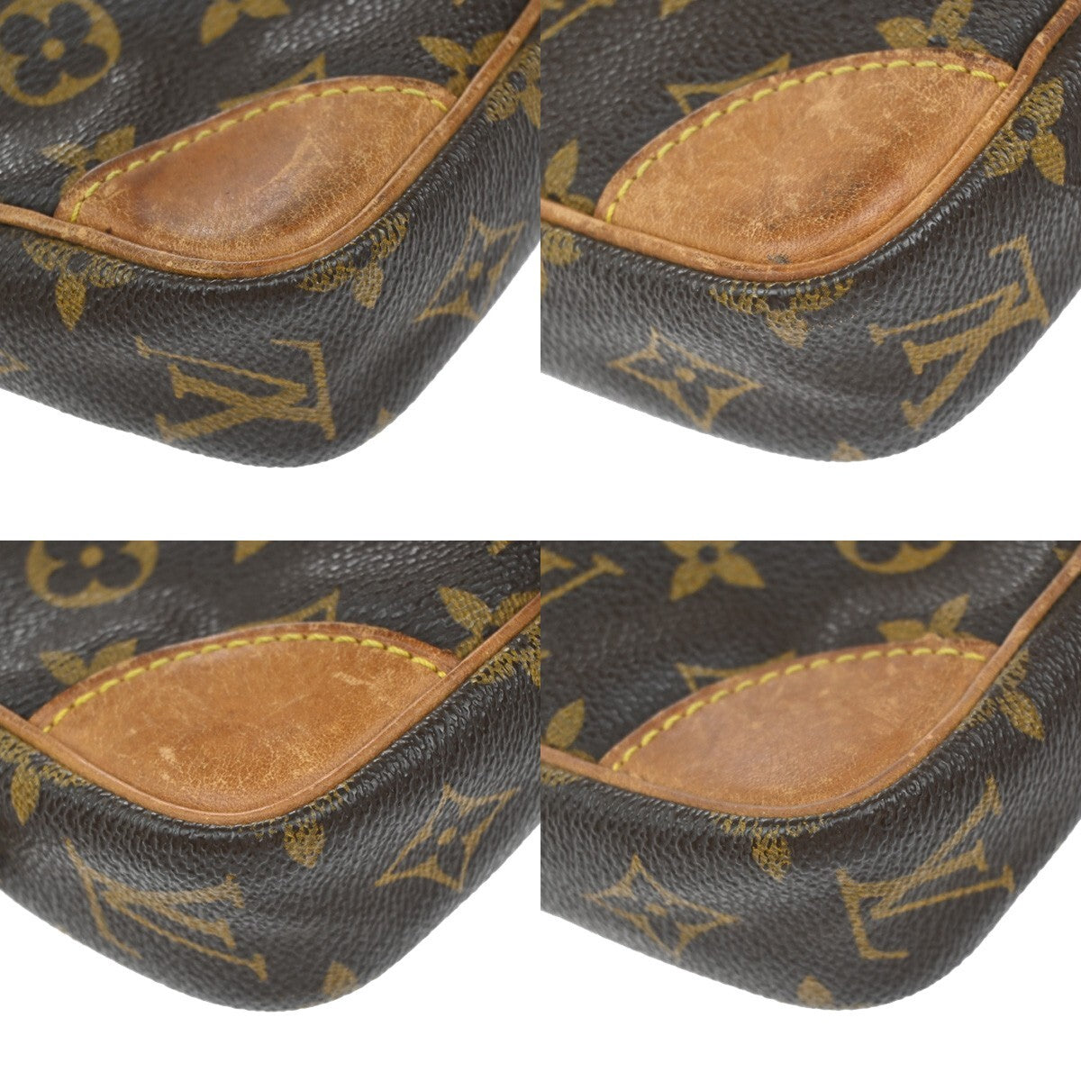 LOUIS VUITTON Marly Dragonne PM Clutch Hand Bag Monogram Leather M51827 69EE225