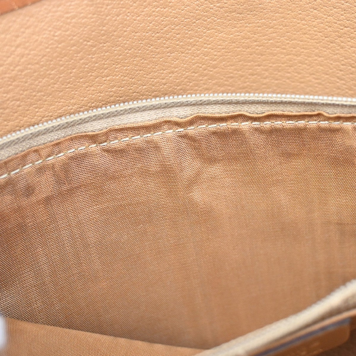 CELINE Logo Macadam Pattern Shoulder Bag PVC Leather Brown GHW Italy 66YH783