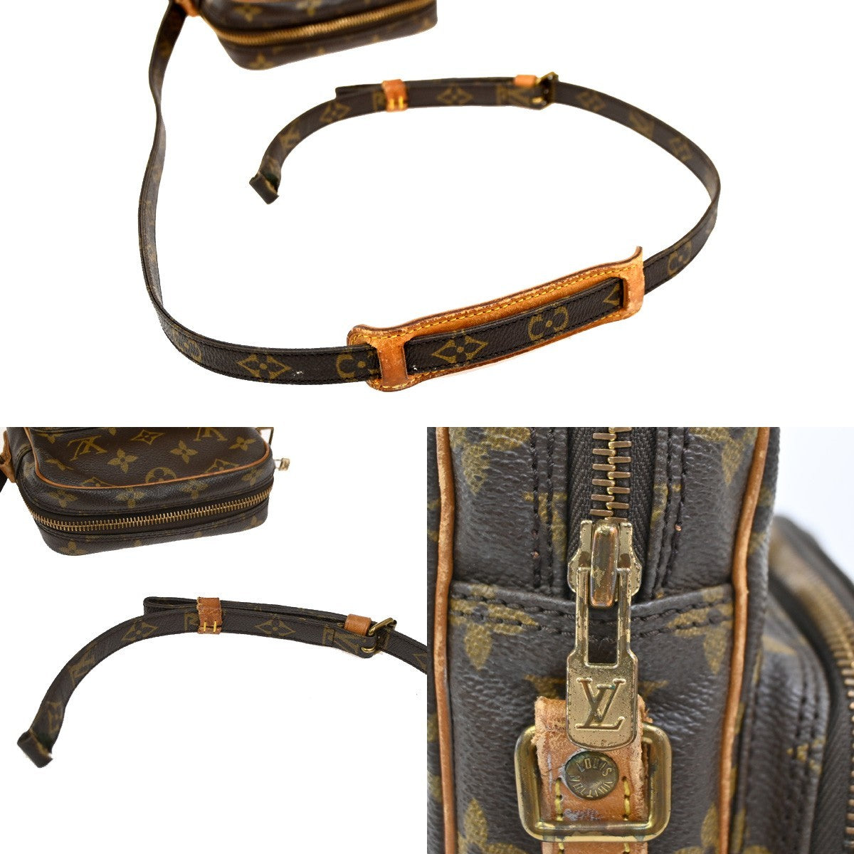 LOUIS VUITTON Amazon Crossbody Shoulder Bag Monogram Leather BN M45236 36YH861