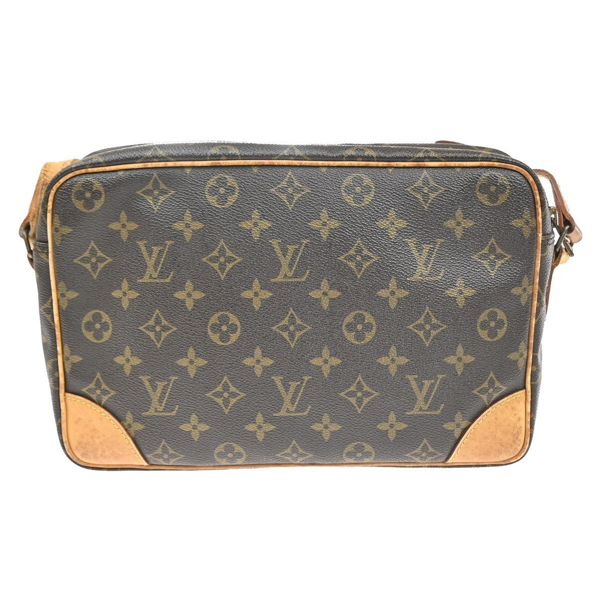 LOUIS VUITTON Trocadero 30 Shoulder Bag Monogram Leather Brown M51272 32YJ211
