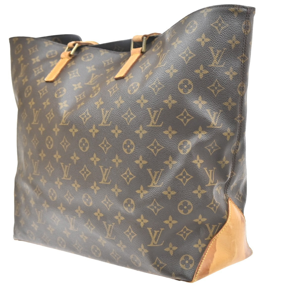 LOUIS VUITTON Cabas Alto Shoulder Bag Monogram Leather Brown M51152  70YJ153