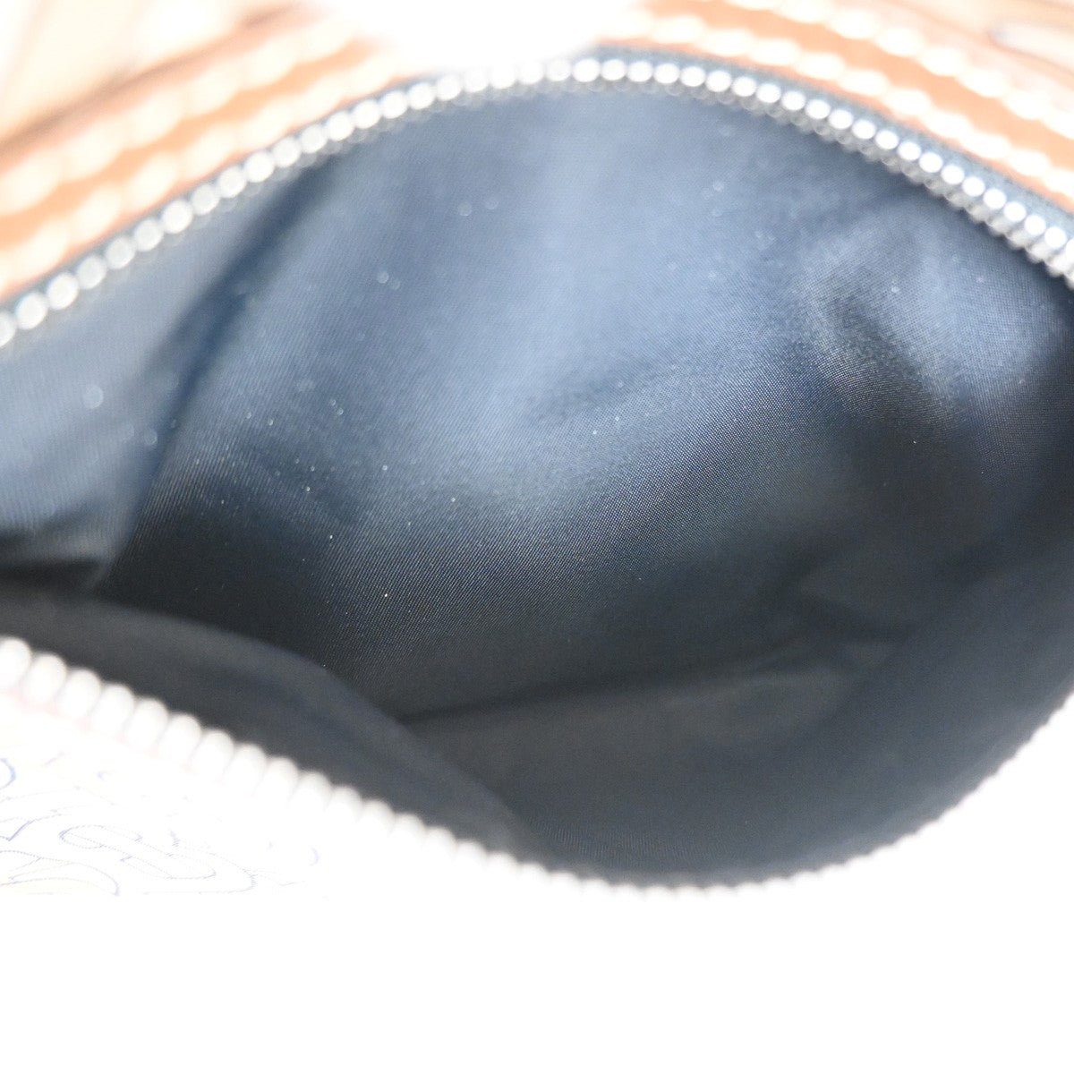 BURBERRY Logo Travel Hand Bag Nylon Leather Brown SHW Italy 69YH285