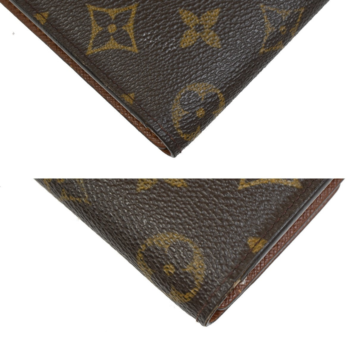 LOUIS VUITTON International Long Trifold Wallet Monogram Brown M61215 04EE198