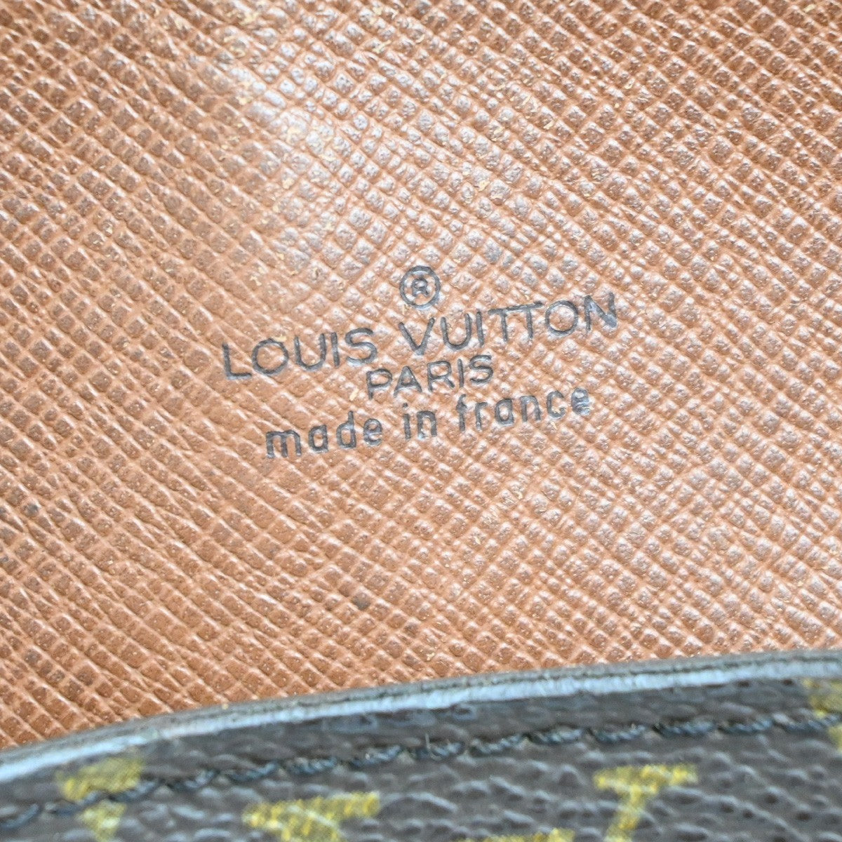 LOUIS VUITTON Saint Cloud GM Shoulder Bag Monogram Leather Brown M51242 33MA507