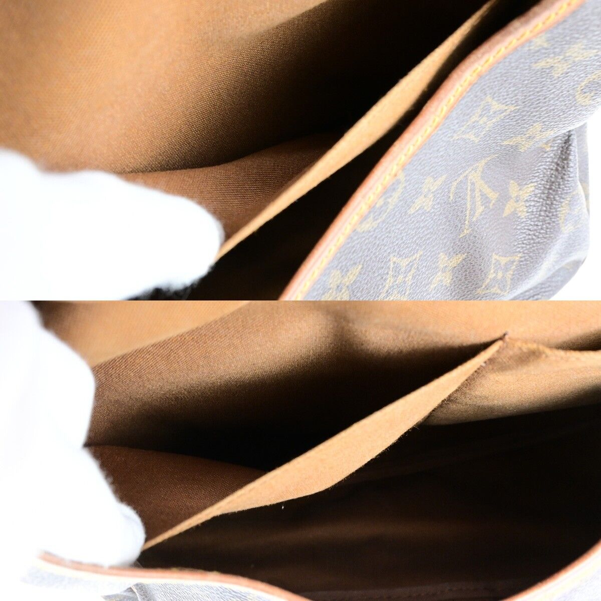 LOUIS VUITTON Saumur 35 Shoulder Bag Monogram Leather BN France M42254 39ED126