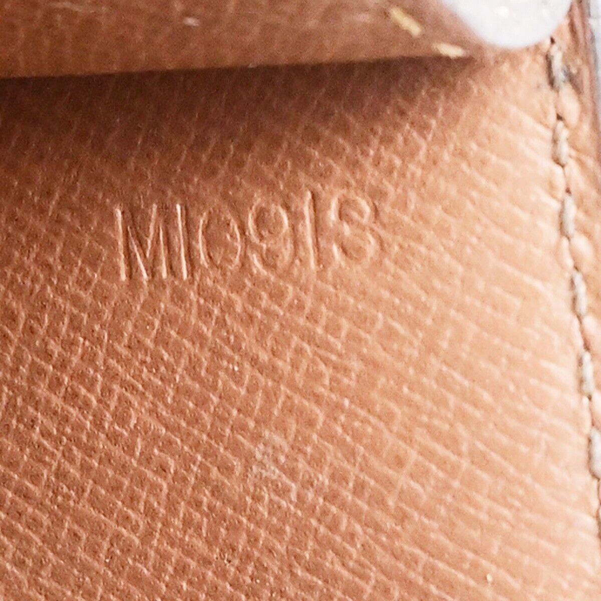 LOUIS VUITTON LV Logo Malesherbes Hand Bag Monogram Leather Brown M51379 65SJ507