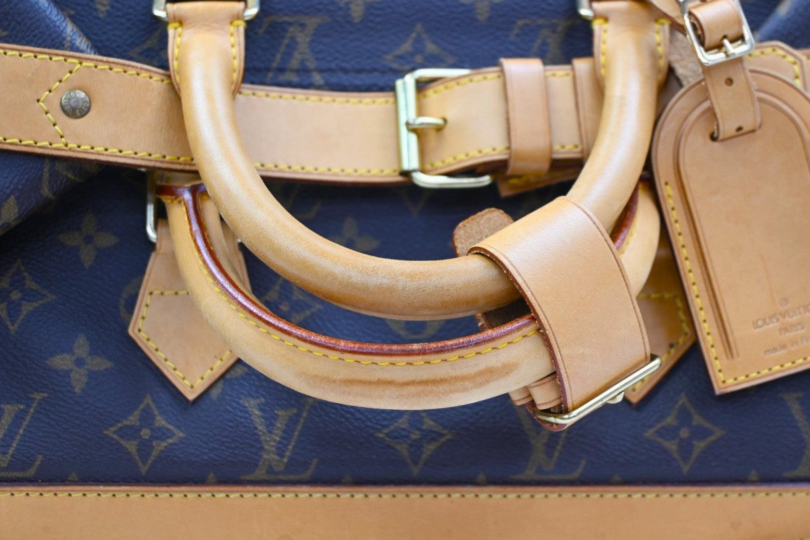 LOUIS VUITTON Travel Hand Cruiser Bag 40 Monogram Leather Brown M41139 96KC217