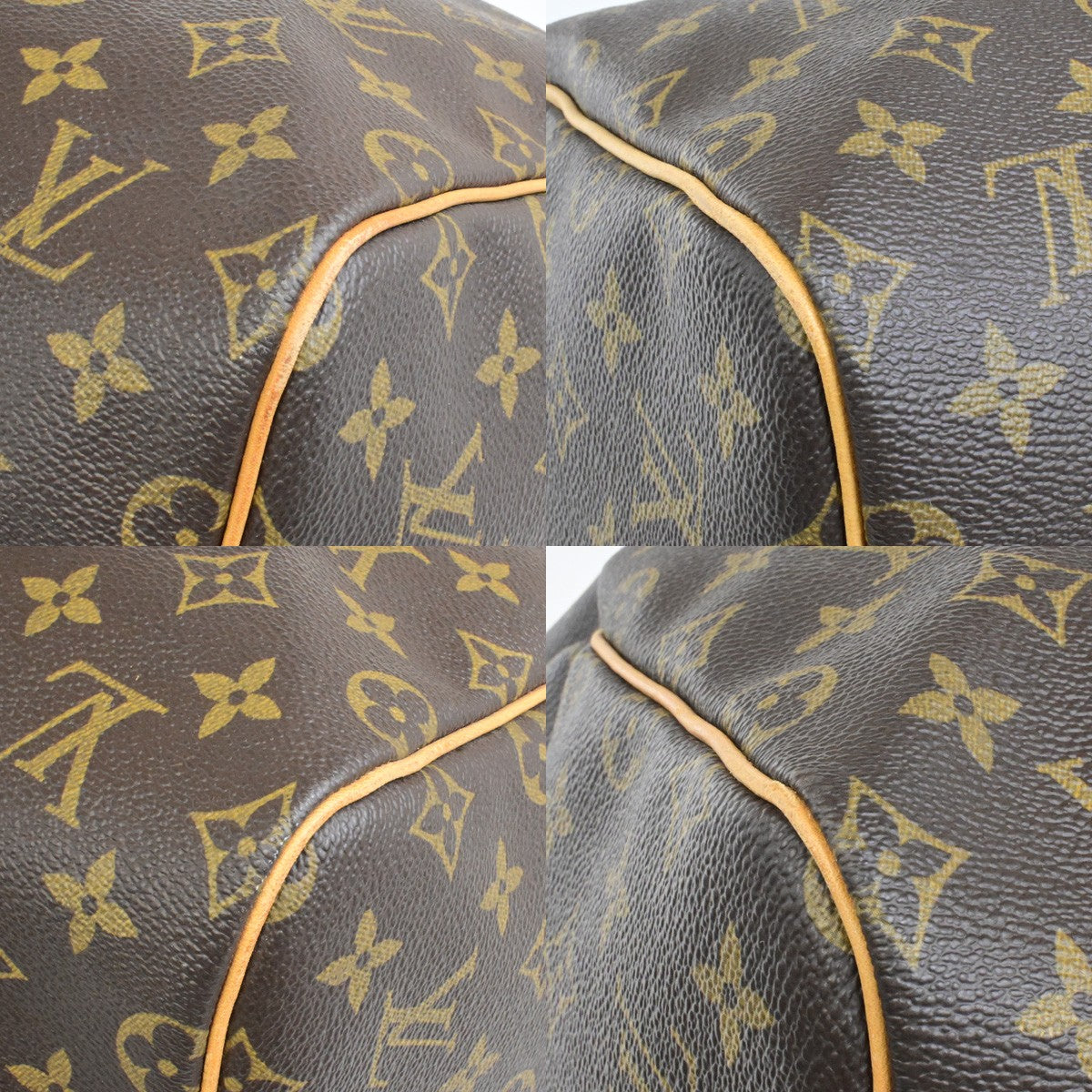 LOUIS VUITTON Keepall 55 Travel Hand Bag Monogram Leather Brown M41424 92YH095
