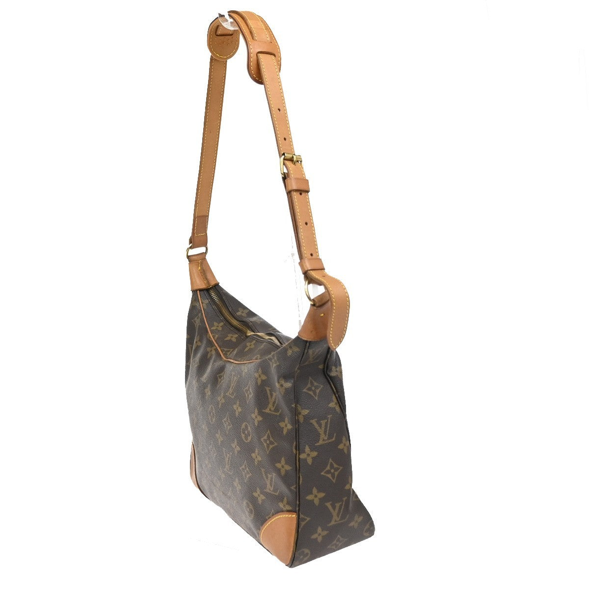 LOUIS VUITTON Boulogne 30 Shoulder Bag Monogram Leather Brown M51265 77CA920