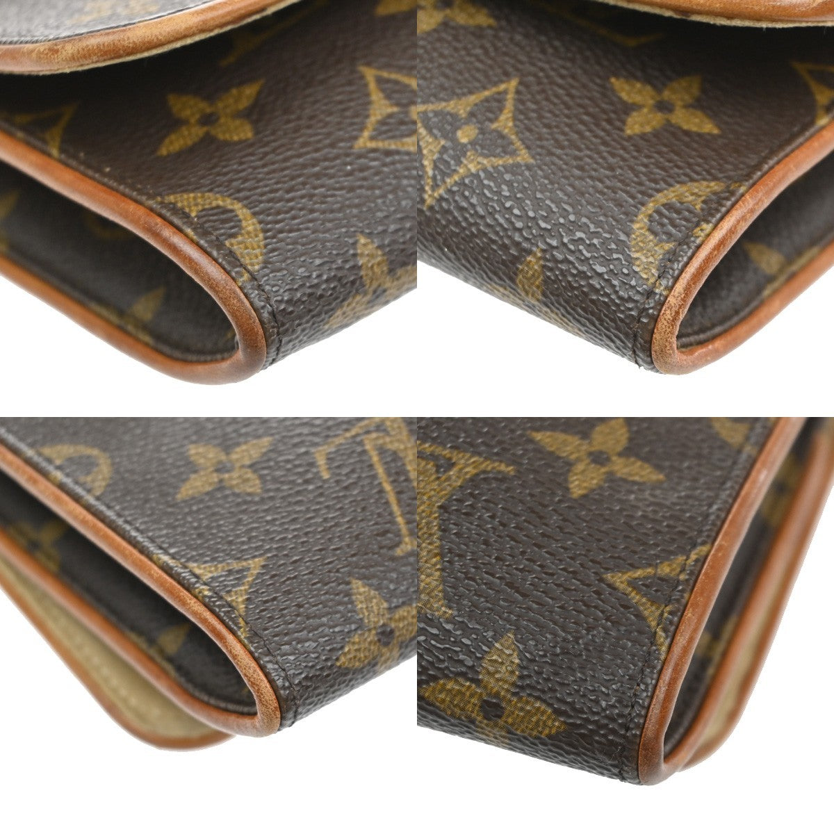 LOUIS VUITTON Pochette Twin GM 2Way Shoulder Bag Monogram Brown M51852 82MA615