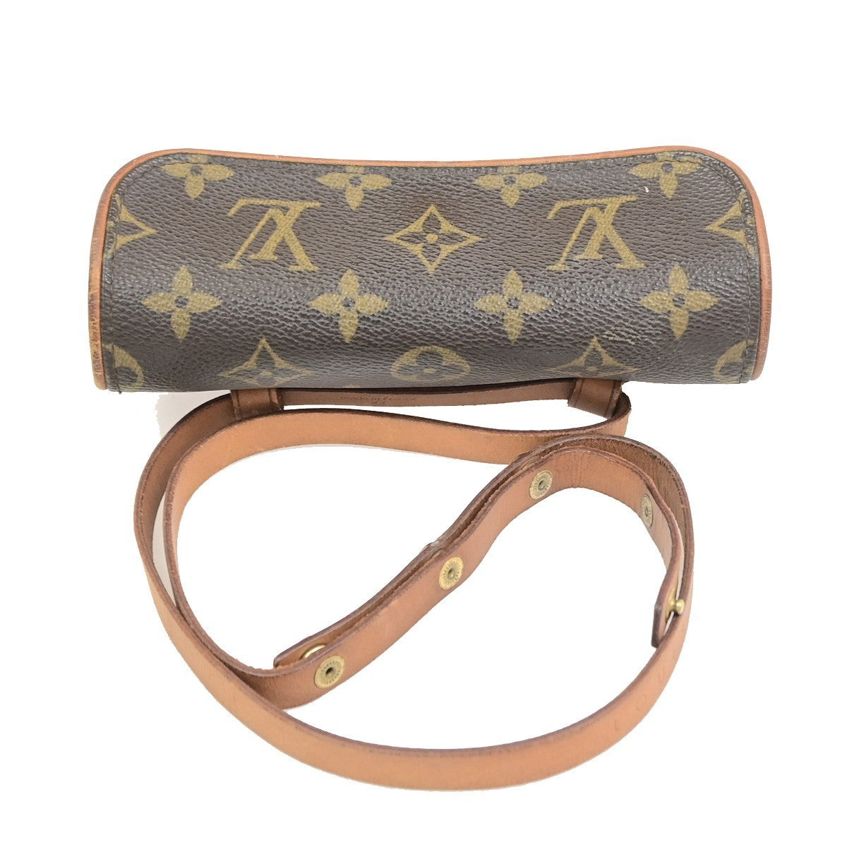 LOUIS VUITTON Pochette Florentine Bum Bag Monogram Leather Brown M51855 33PA133